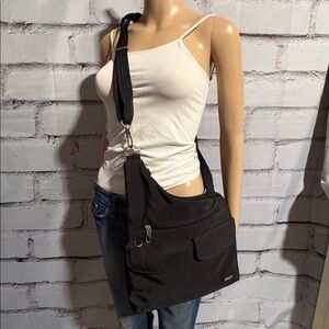 NWOT Anti-Theft Black Classic Crossbody Bag